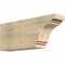 Ekena Millwork Pescadero Rough Sawn Rafter Tail, Douglas Fir, 6"W x 12"H x 32"L RFT06X12X32PEC00RDF - alternate 1